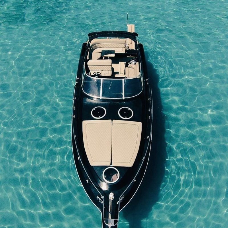Black Luxury Yacht