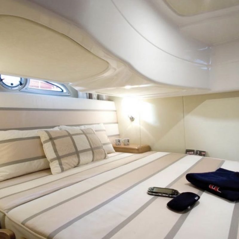 inside of the Alma Yacht