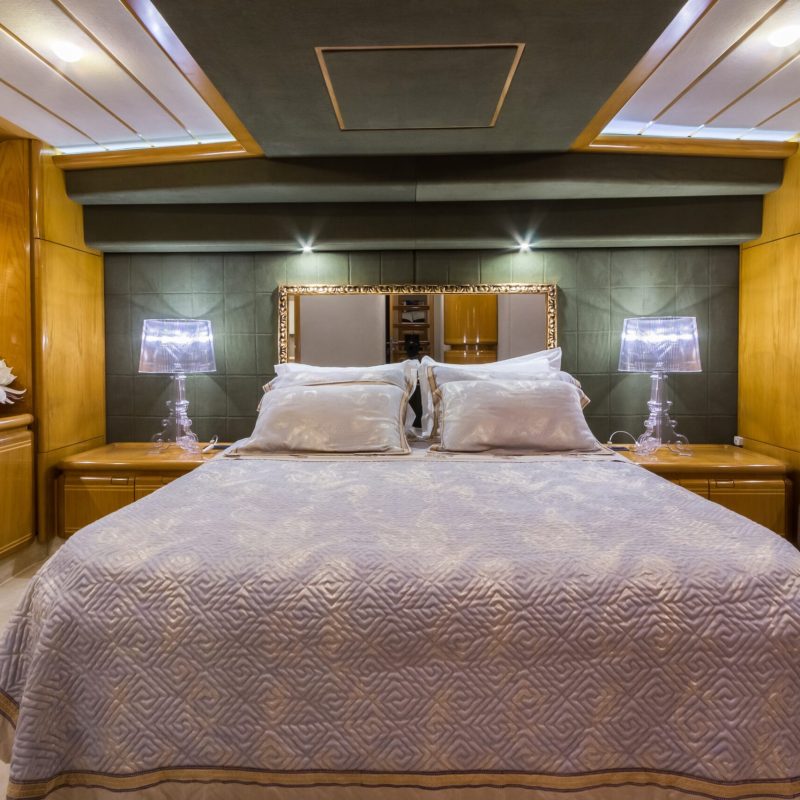 inside the Vento Yacht in Zakynthos
