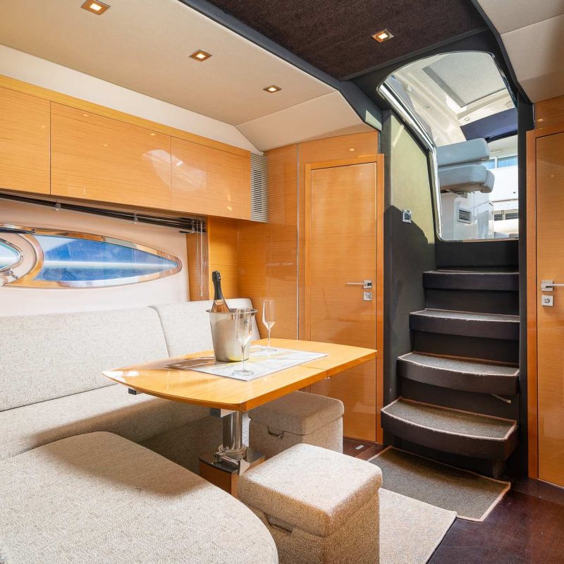 inside the Αzimut Luna Private Yacht