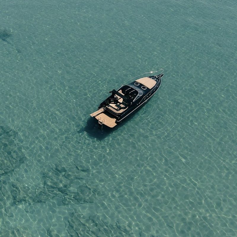 Black Luxury Yacht