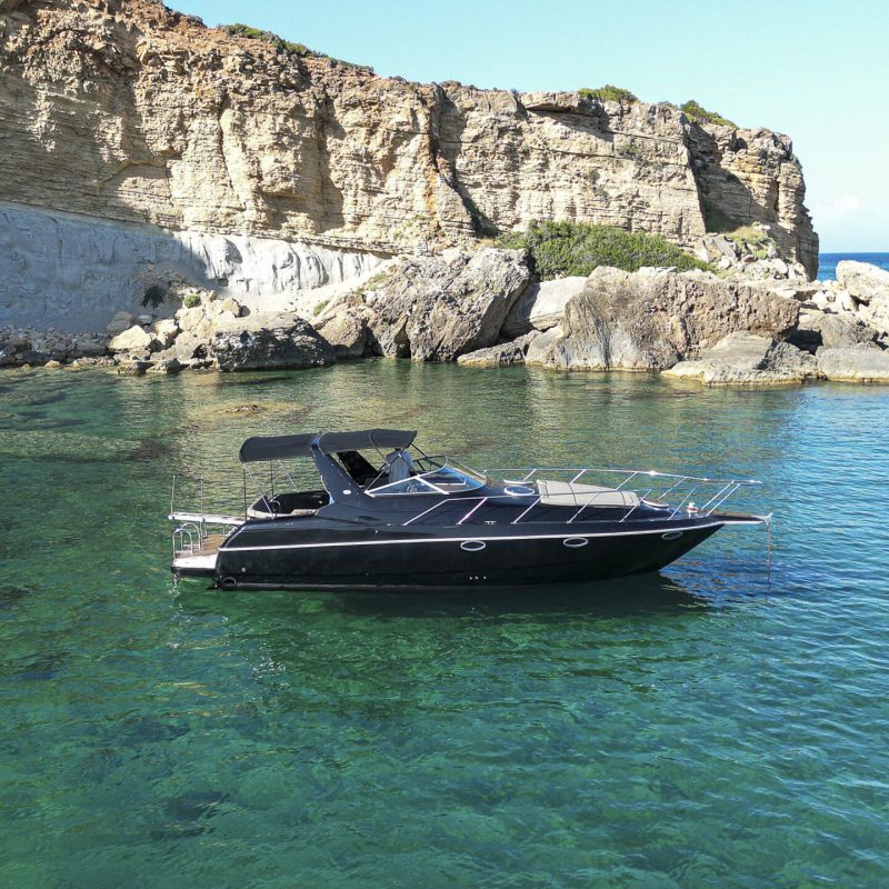 Black Luxury Yacht
